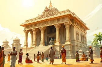 Historische Filme über die Architektur der alten Tamilen