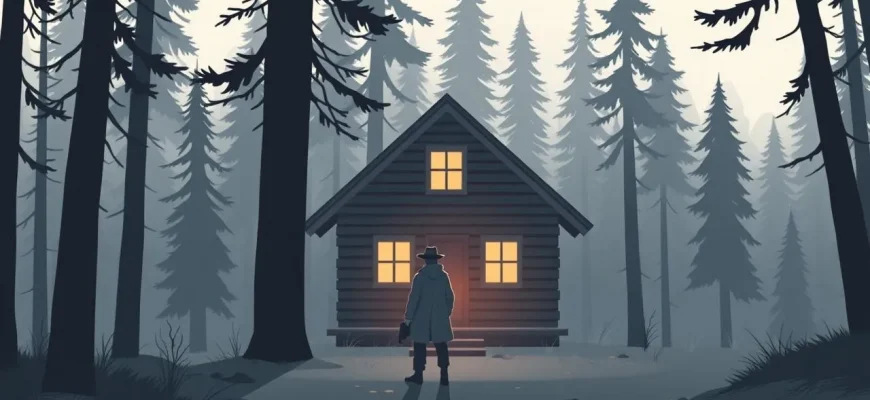 Detektivfilme über eine Hütte im Wald