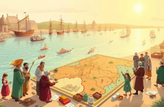 Historische Filme über den Handel an der Wolga