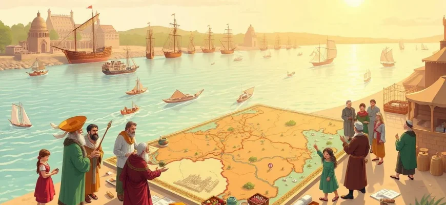 Historische Filme über den Handel an der Wolga