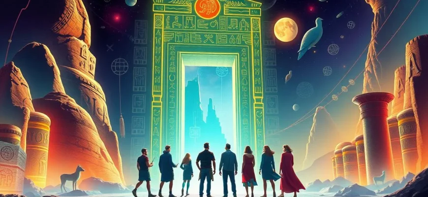 Mystische Filme über alte Hieroglyphen