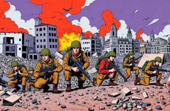 Kriegsfilme über das Räumen von Städten