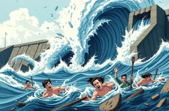 Katastrophenfilme über das Versagen von Wasserbarrieren