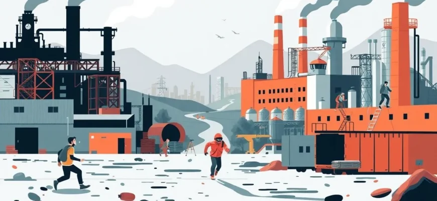 Abenteuerliche Filme in verlassenen Industriegebieten