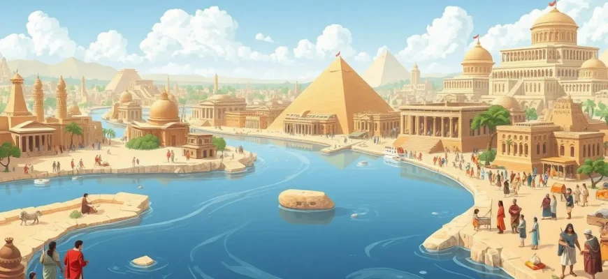 Historische Filme über alte Zivilisationen zwischen den Flüssen