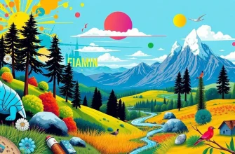 Farbenfrohe Filme über die malerische Schönheit der Natur