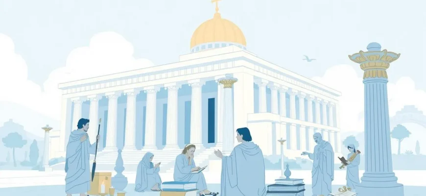 Historische Filme über die Bibliothek von Alexandria