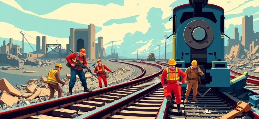 Kriegsfilme über den Wiederaufbau der Eisenbahn