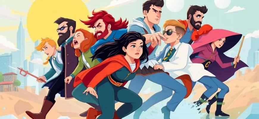 Entschlossene Charaktere in Dramen