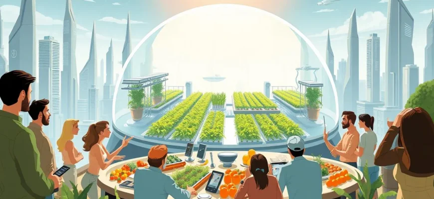 Futuristische Filme über Lebensmittelproduktion