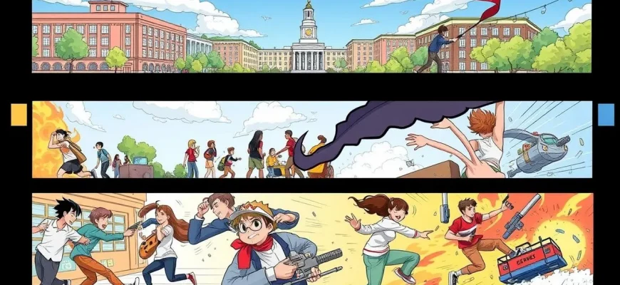 Action-Filme über Studenten