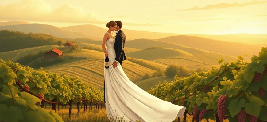 Romantische Melodramen über Weinberge