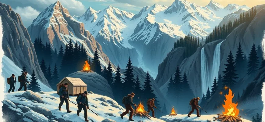 Abenteuerliche Überlebensfilme in den Bergen