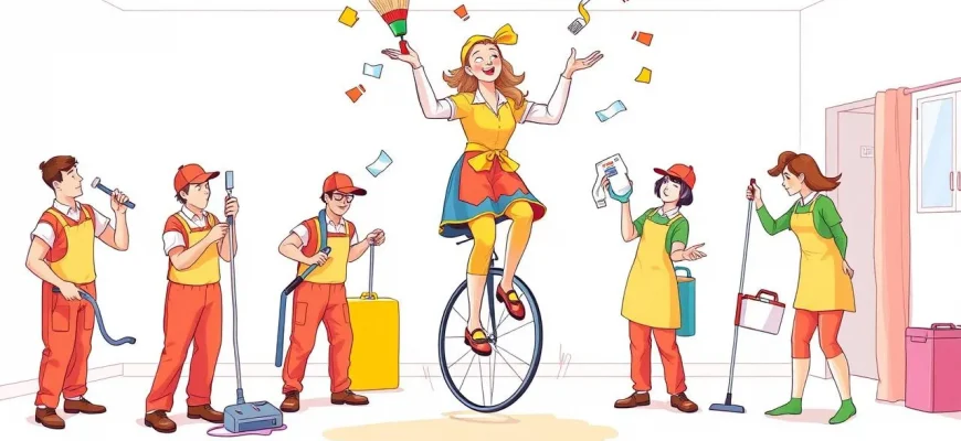 10 Komödien über Reinigungskräfte, die Sie zum Lachen bringen