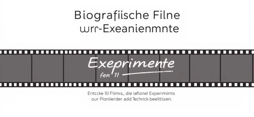 Biografische Filme über Experimente
