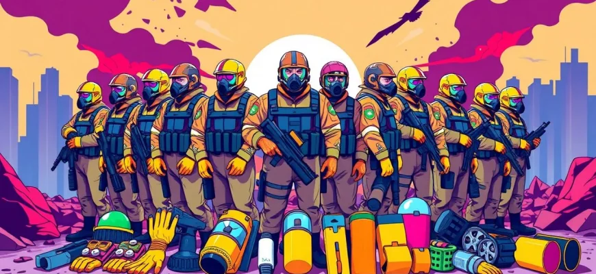 Filme über chemische Schutzmaßnahmen im Krieg