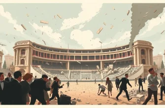 Filme über das Einstürzen von Sportstätten