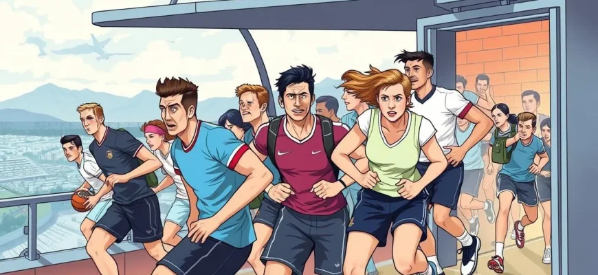 Filme über die Evakuierung von Sportlern