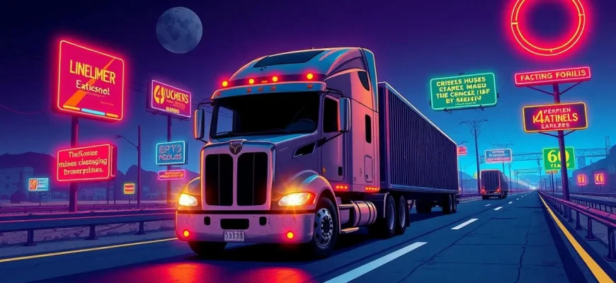 Dramatische Geschichten von Truckern