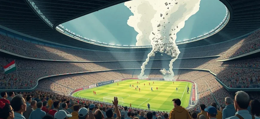 Katastrophenfilme über Tribünen-Einsturz