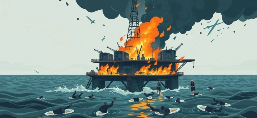 Spannende Filme über Evakuierungen von Plattformen