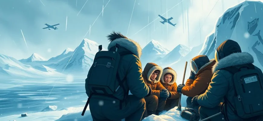 Arktische Sturm-Katastrophenfilme