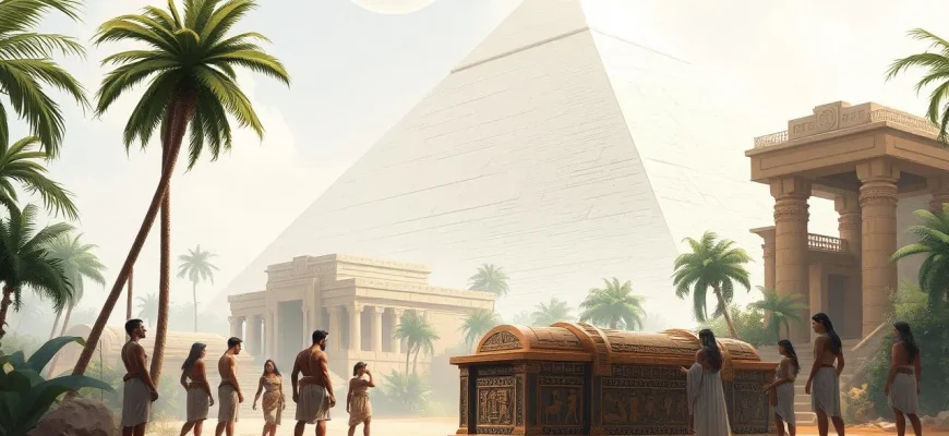 Historische Filme über alte Nekropolen