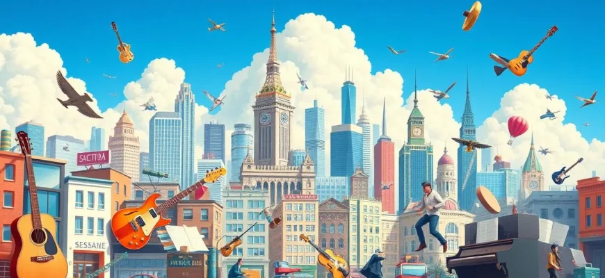 Action-Filme mit Musikinstrumenten