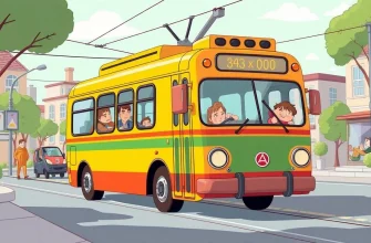 Komische Trolleybus-Filme