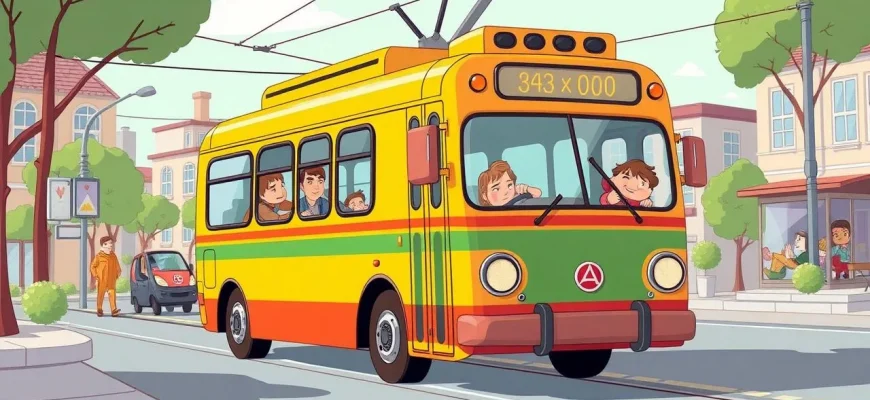 Komische Trolleybus-Filme