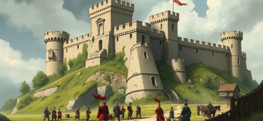 Historische Filme über alte Festungen