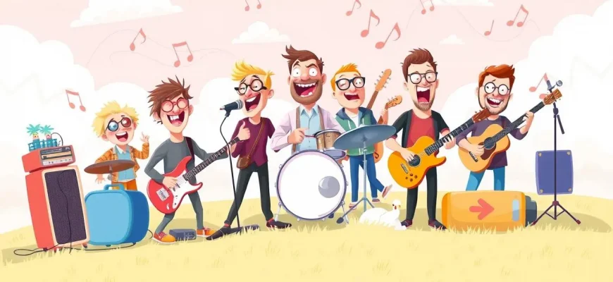 Komische Filme über Musikgruppen