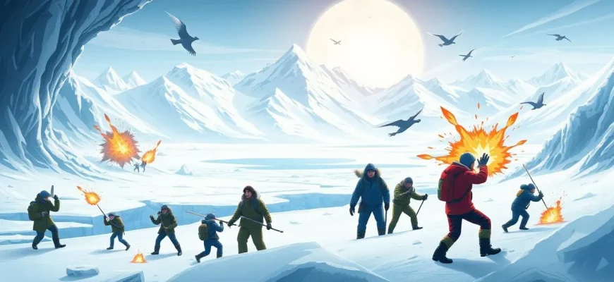 Action-Filme über die Eiszeit