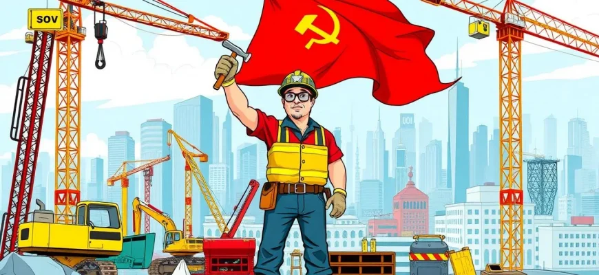 Sowjetische Filme über den Bau