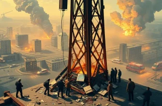 Filme über die Evakuierung von Fernsehtürmen