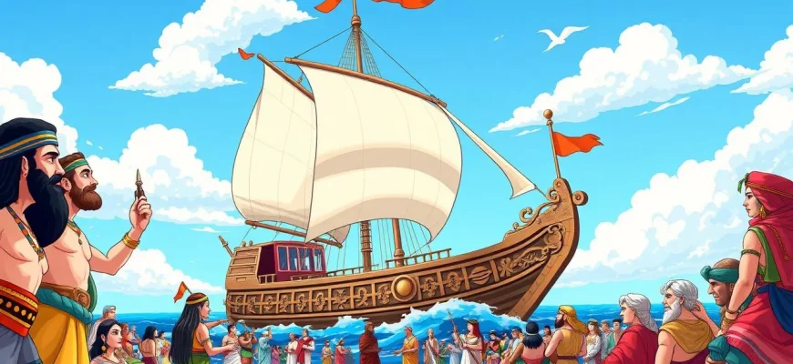 Historische Filme über phönizische Seefahrer