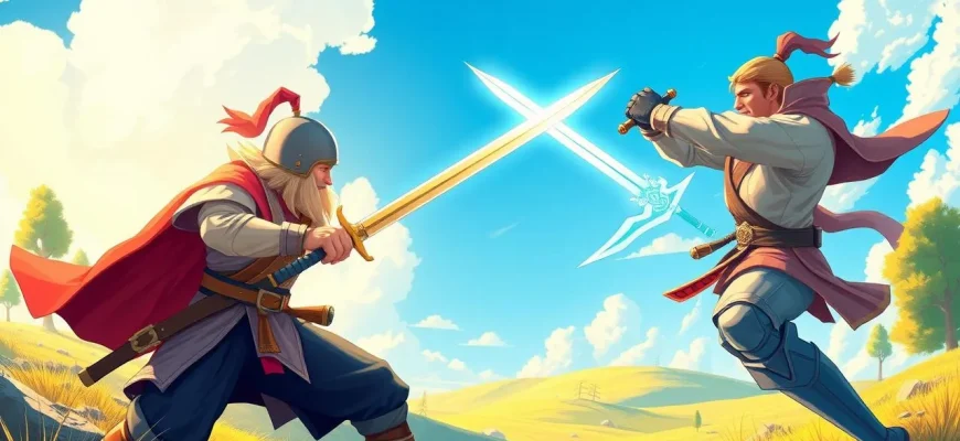 Epische Schwertkampf-Blockbuster