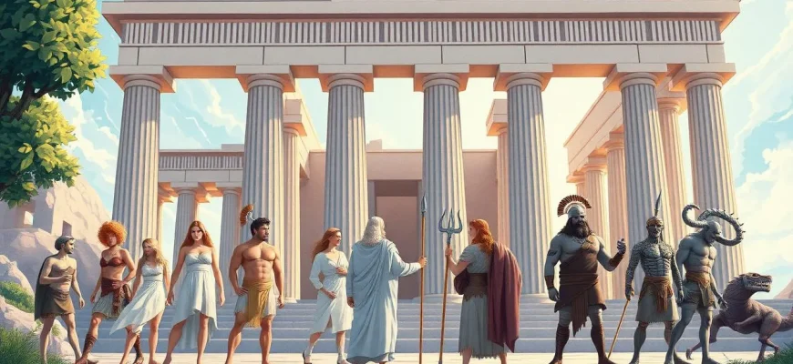 Historische Filme über griechische Götter