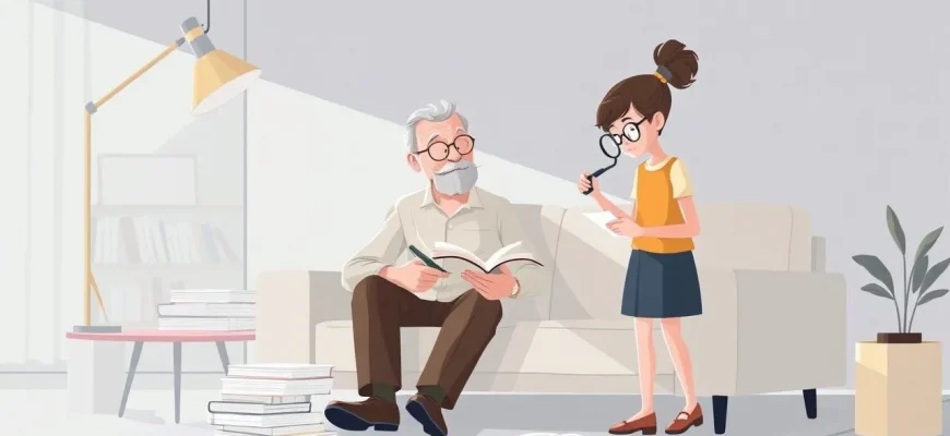 Detektivfilme über Großvater und Enkelin