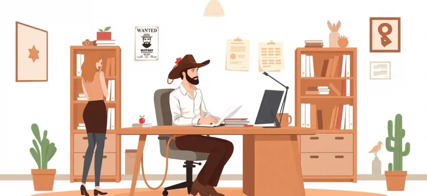 Western-Liebesgeschichten im Büro