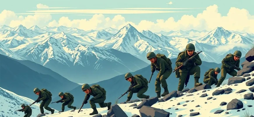 Kriegsfilme über den Kampf in den Bergen