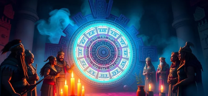 Mystische Filme über Aztekenkalender