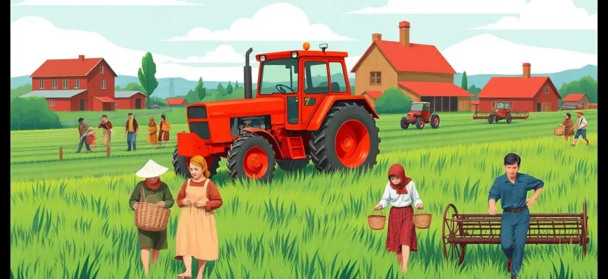 Sowjetische Filme über das Leben der Bauern