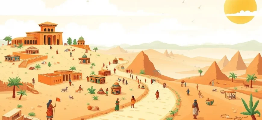 Historische Filme über die Handelswege Nubiens