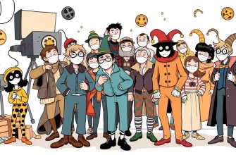 Komödien über Masken und Kostüme