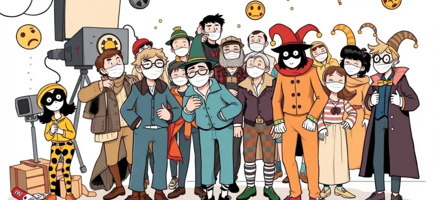 Komödien über Masken und Kostüme