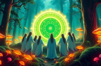 Mystische Filme über Druiden-Visionen