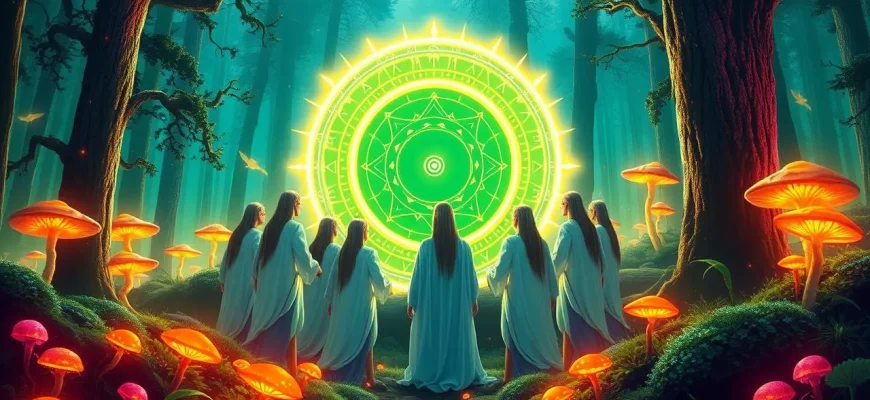 Mystische Filme über Druiden-Visionen