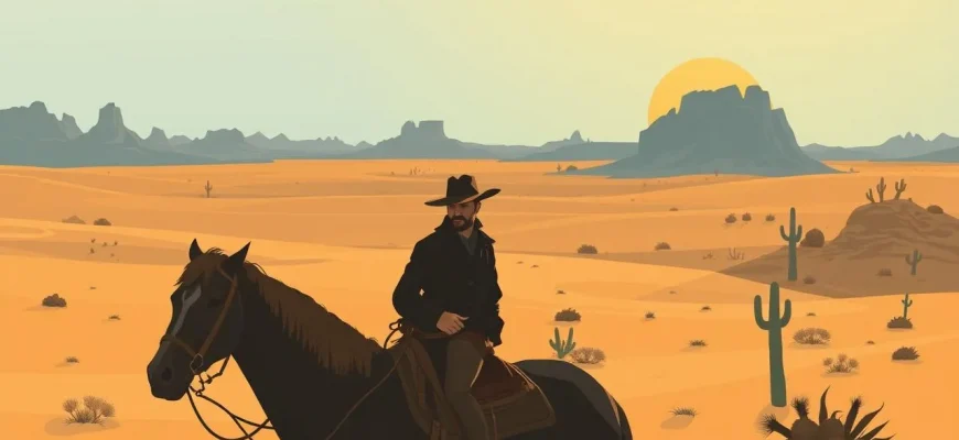 Westernfilme in der Wüstenlandschaft