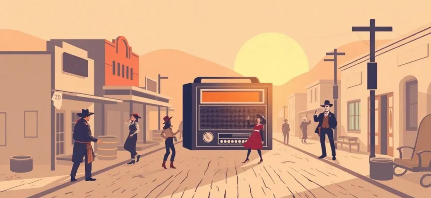 Westernfilme über Radio: Ein Abenteuer in der Wilden Westen